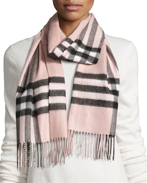 burberry cashmere & merino wool check scarf neiman|check cashmere scarf burberry.